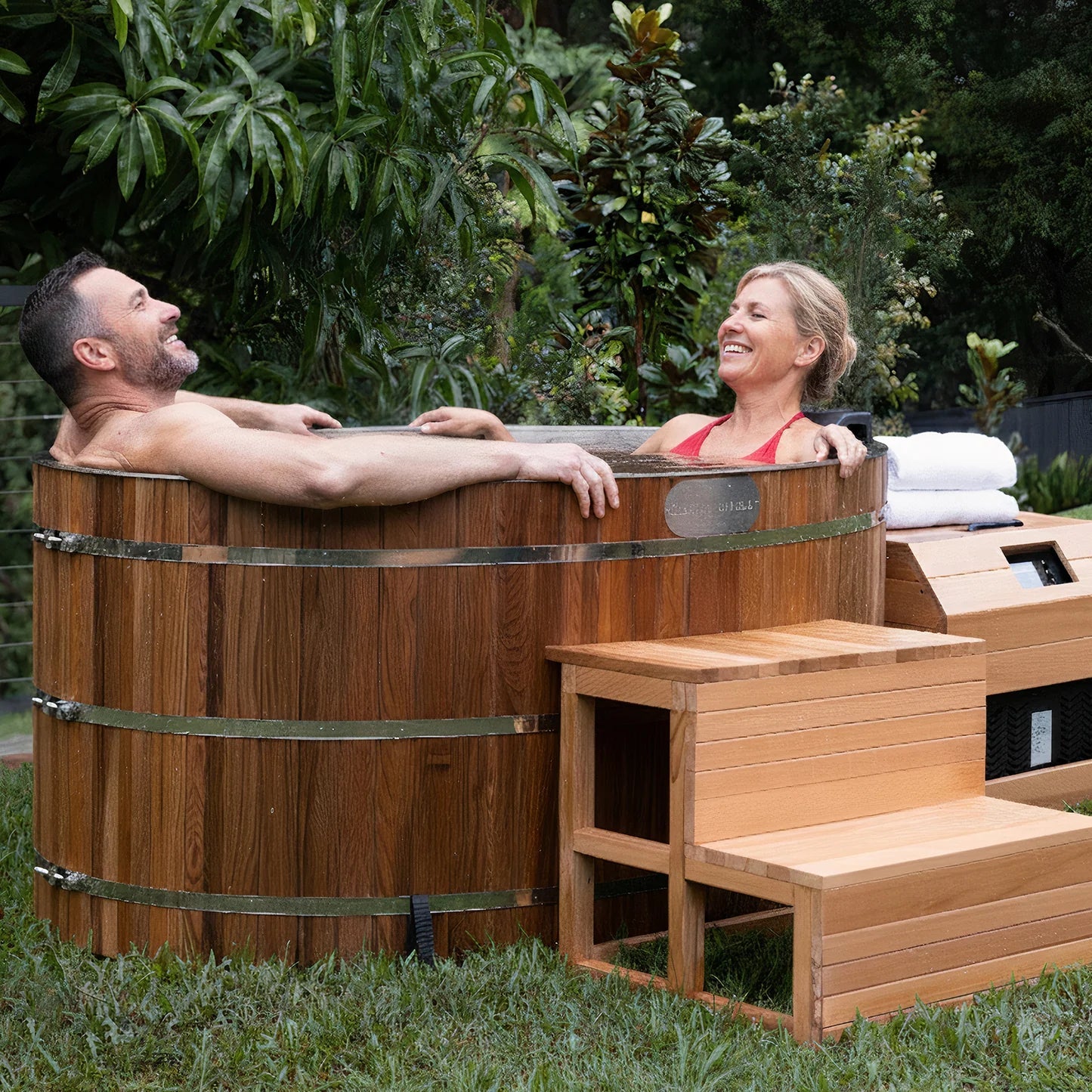 Outdoor Ice Bath with Chiller – 2 Person Cold Plunge Tub Beyond Living