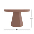 Apollo 120cm Outdoor Concrete Dining Table Australia Beyond Living