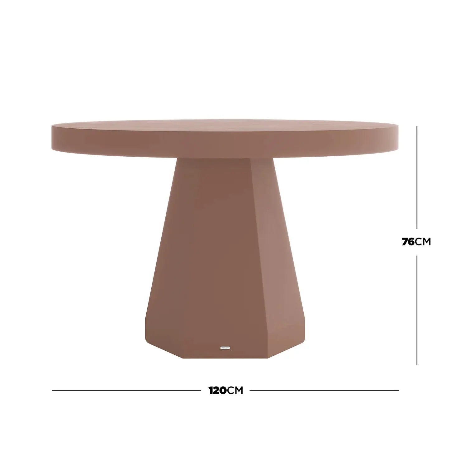 Apollo 120cm Outdoor Concrete Dining Table Australia Beyond Living