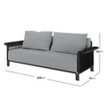 Avon 4 Seater Premium Rattan Outdoor Sofa Set Australia Beyond Living