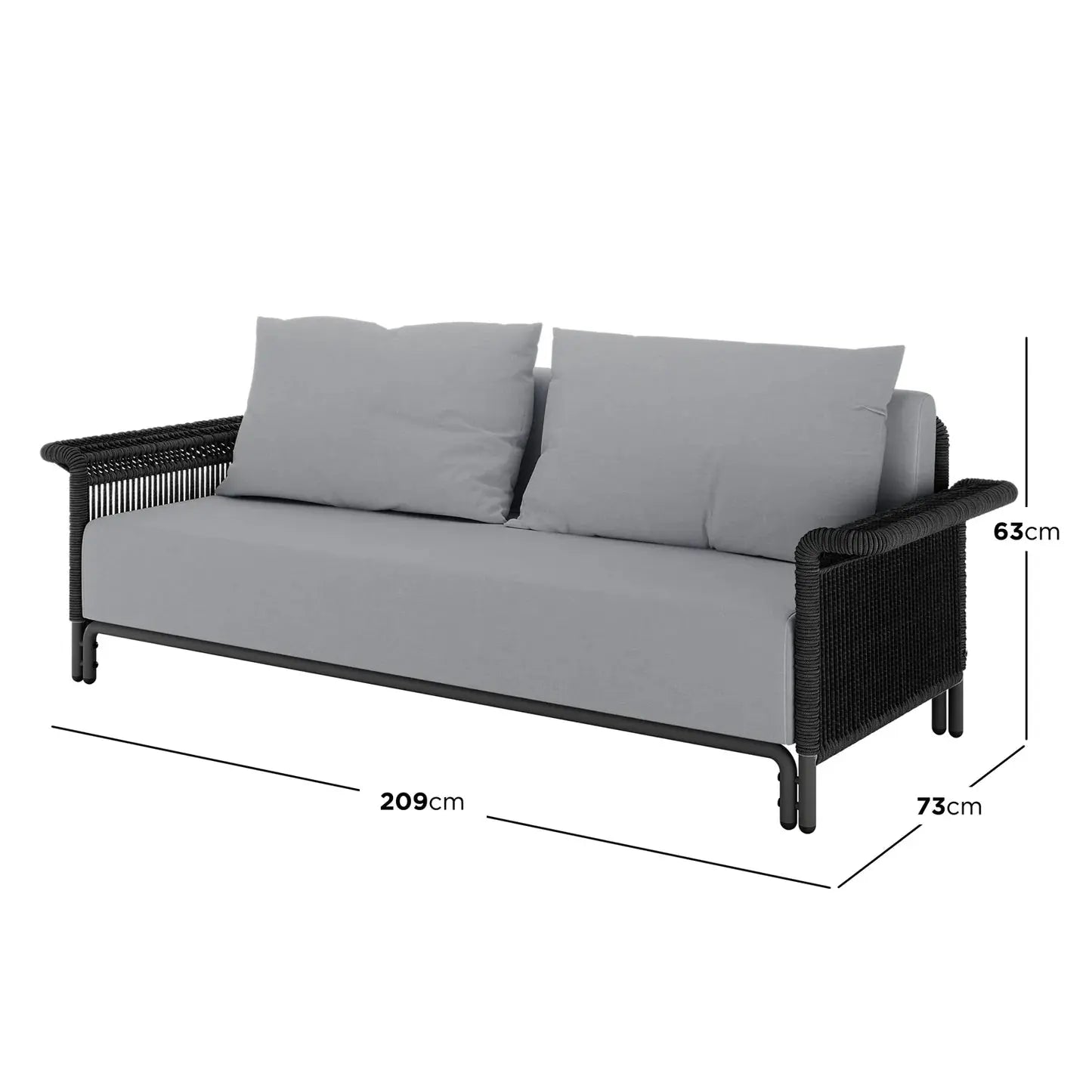 Avon 4 Seater Premium Rattan Outdoor Sofa Set Australia Beyond Living