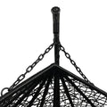 2 Seater Hanging Egg Chair – Outdoor Wicker Pod Chair Black Beyond Living