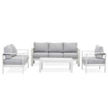 Luxo Bayo 6 Seater Aluminium Outdoor Dining Set Australia Beyond Living