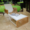 Outdoor Rattan Sun Lounger – Premium Poolside Patio Chair Beyond Living