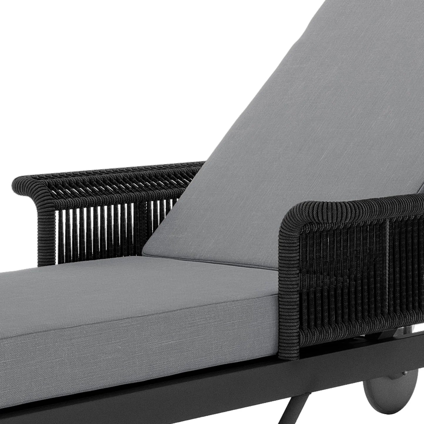 Outdoor Rattan Sun Lounger – Premium Poolside Patio Chair Beyond Living