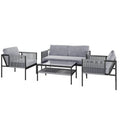Brujas 4 Seater Wicker Outdoor Lounge Set Australia Beyond Living