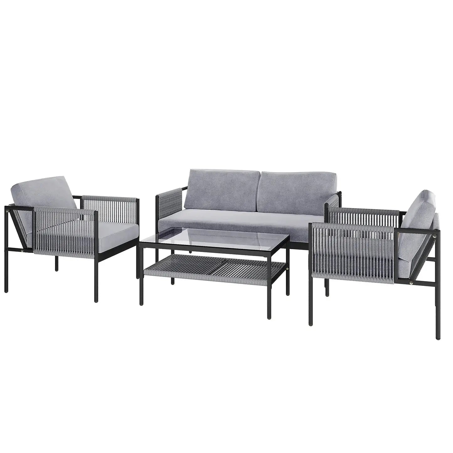 Brujas 4 Seater Wicker Outdoor Lounge Set Australia Beyond Living