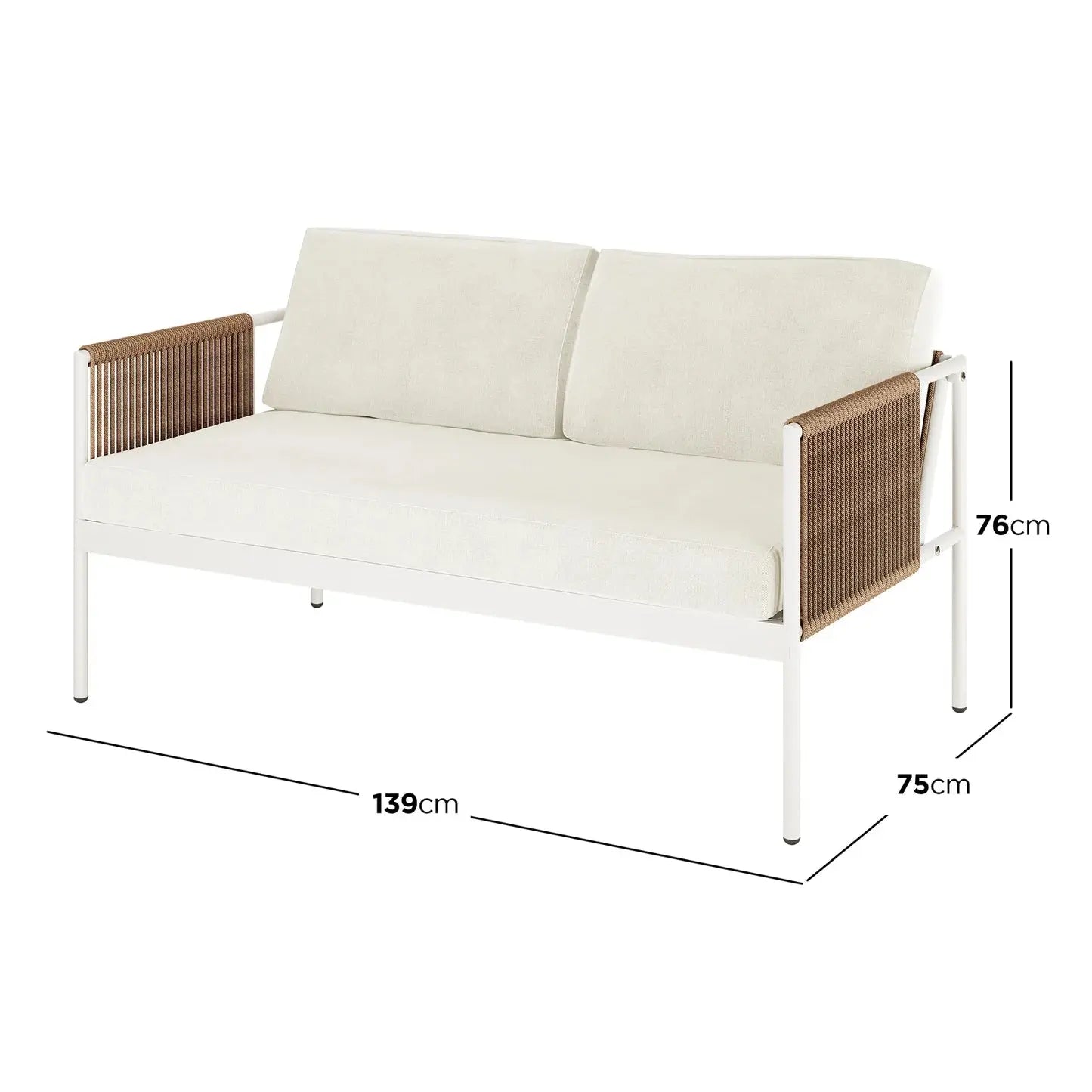 Brujas 4 Seater Wicker Outdoor Lounge Set Australia Beyond Living