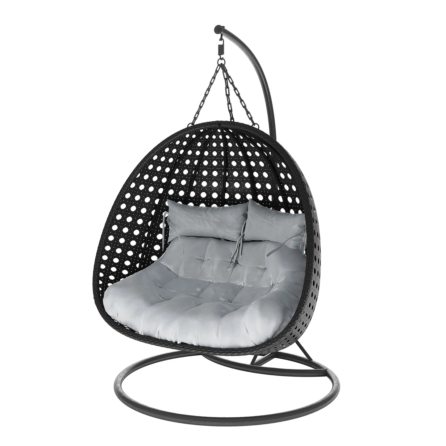 2 Seater Hanging Egg Chair – Outdoor Wicker Pod Chair Beyond Living