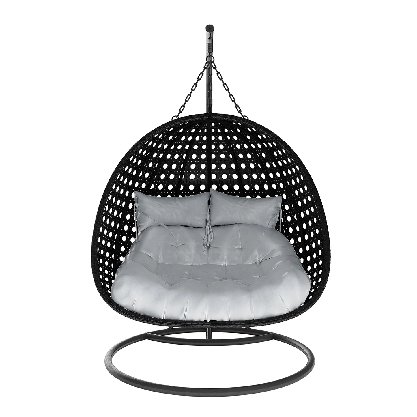 2 Seater Hanging Egg Chair – Outdoor Wicker Pod Chair Beyond Living