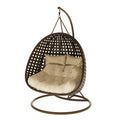 2 Seater Hanging Egg Chair – Outdoor Wicker Pod Chair Beyond Living