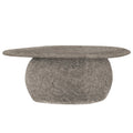 Outdoor Concrete Coffee Table – Round Stone Patio Table Beyond Living