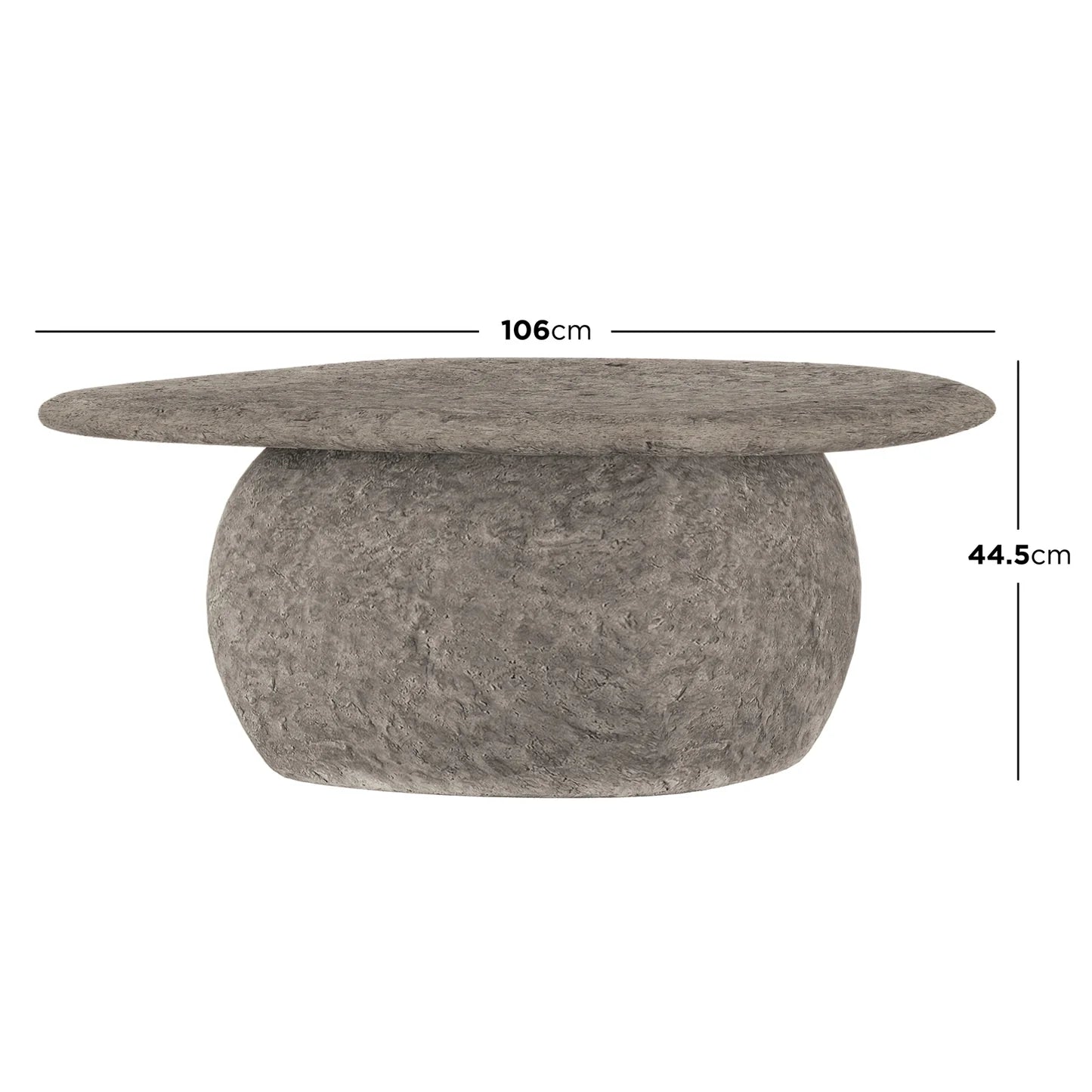 Outdoor Concrete Coffee Table – Round Stone Patio Table Beyond Living