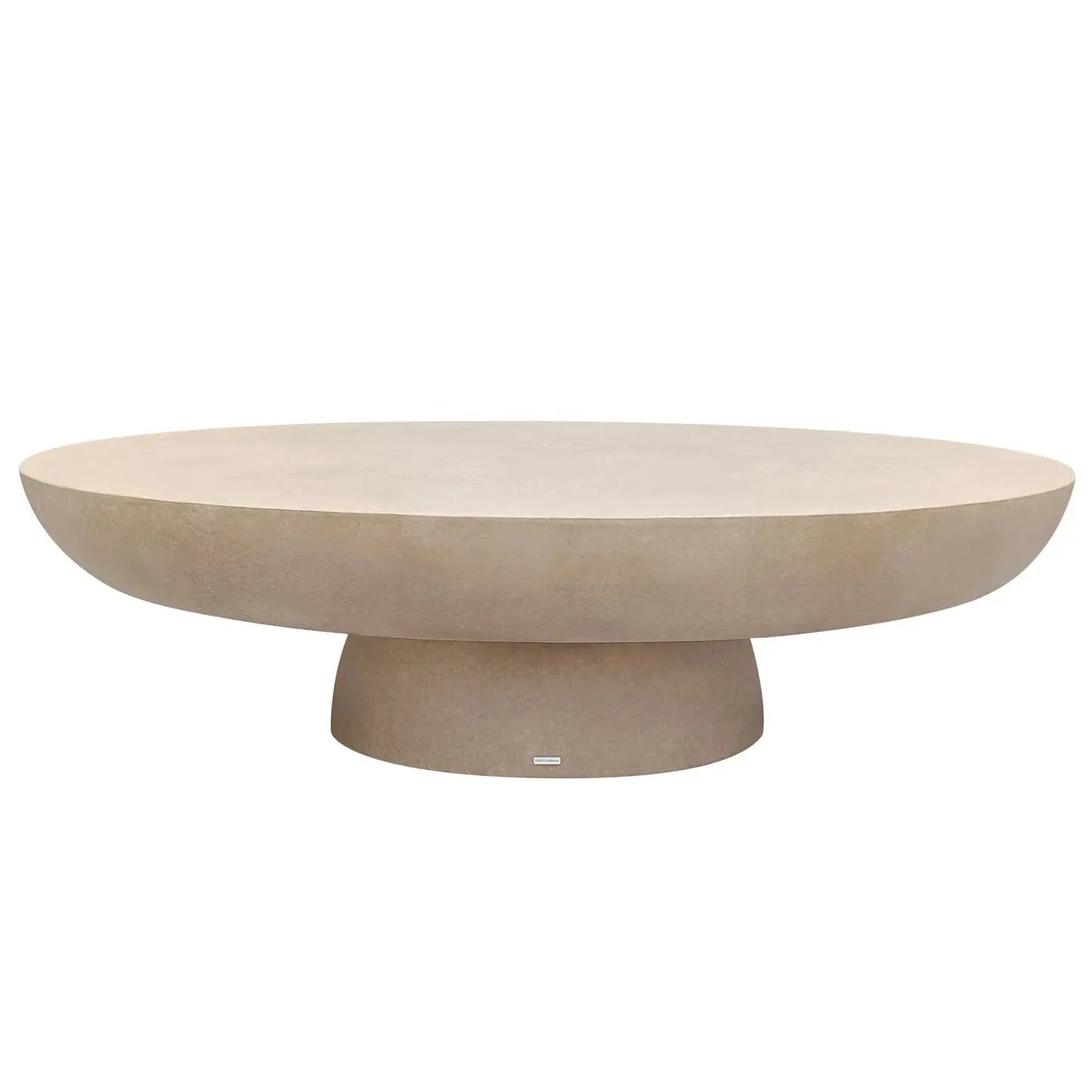 Cassius Oval Outdoor Concrete Coffee Table Australia Beyond Living