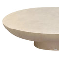 Cassius Oval Outdoor Concrete Coffee Table Australia Beyond Living