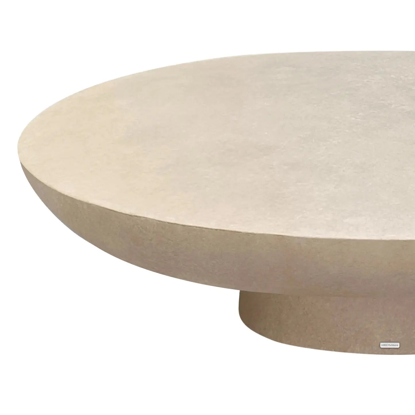 Cassius Oval Outdoor Concrete Coffee Table Australia Beyond Living