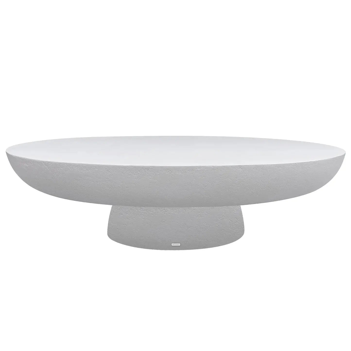 Cassius Oval Outdoor Concrete Coffee Table Australia Beyond Living