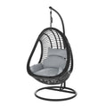 Rattan Hanging Egg Chair – Curved Outdoor Pod Chair Beyond Living