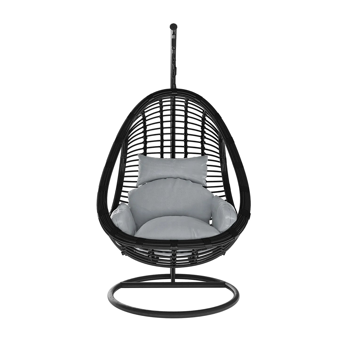 Rattan Hanging Egg Chair – Curved Outdoor Pod Chair Beyond Living