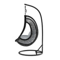 Rattan Hanging Egg Chair – Curved Outdoor Pod Chair Beyond Living