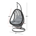 Rattan Hanging Egg Chair – Curved Outdoor Pod Chair Beyond Living