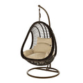 Rattan Hanging Egg Chair – Curved Outdoor Pod Chair Beyond Living