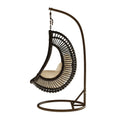 Rattan Hanging Egg Chair – Curved Outdoor Pod Chair Beyond Living