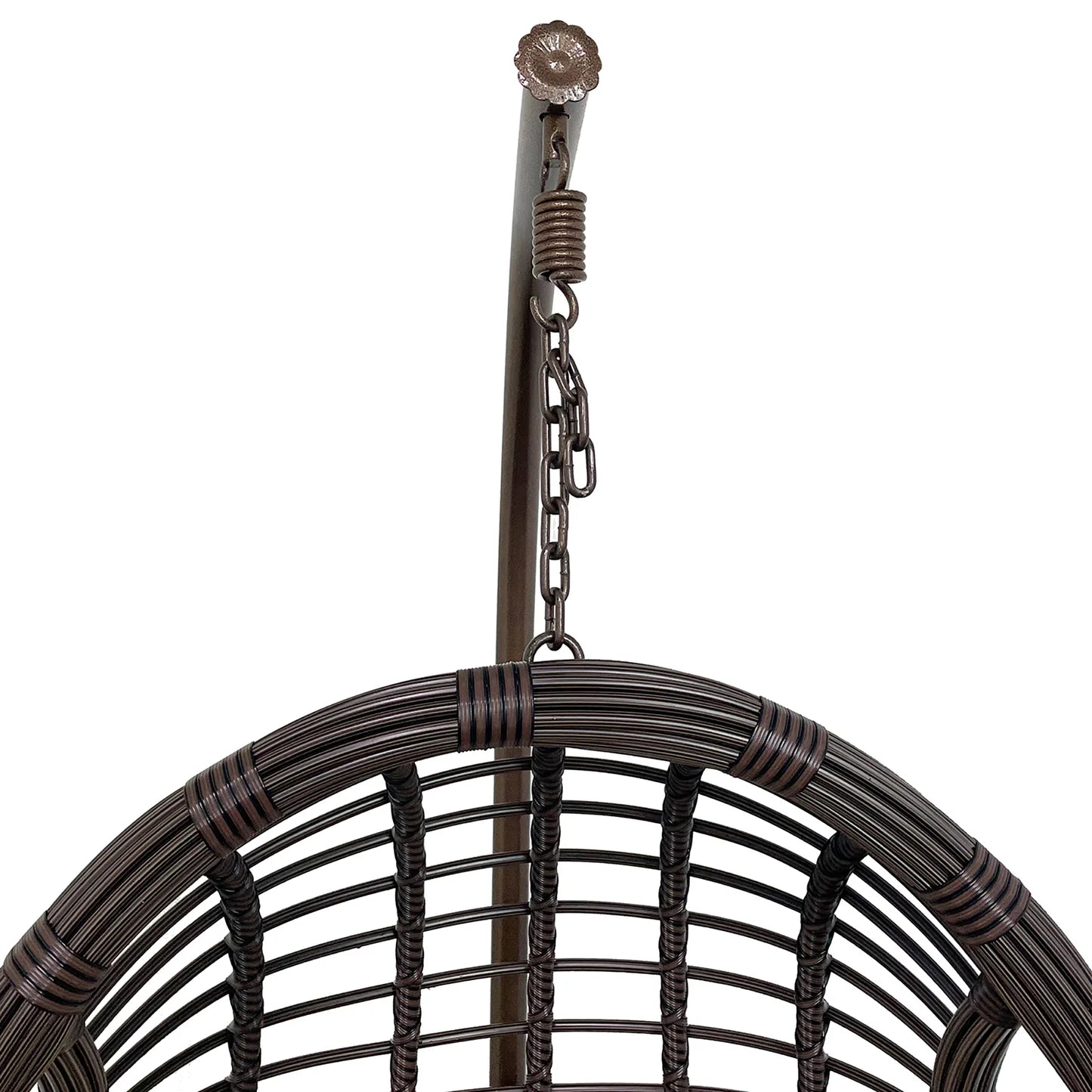 Rattan Hanging Egg Chair – Curved Outdoor Pod Chair Beyond Living