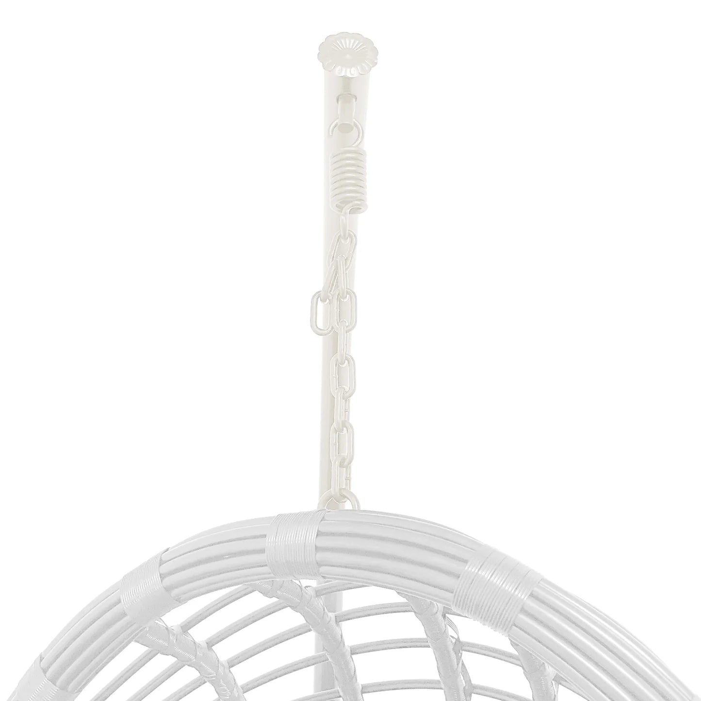 Rattan Hanging Egg Chair – Curved Outdoor Pod Chair Beyond Living