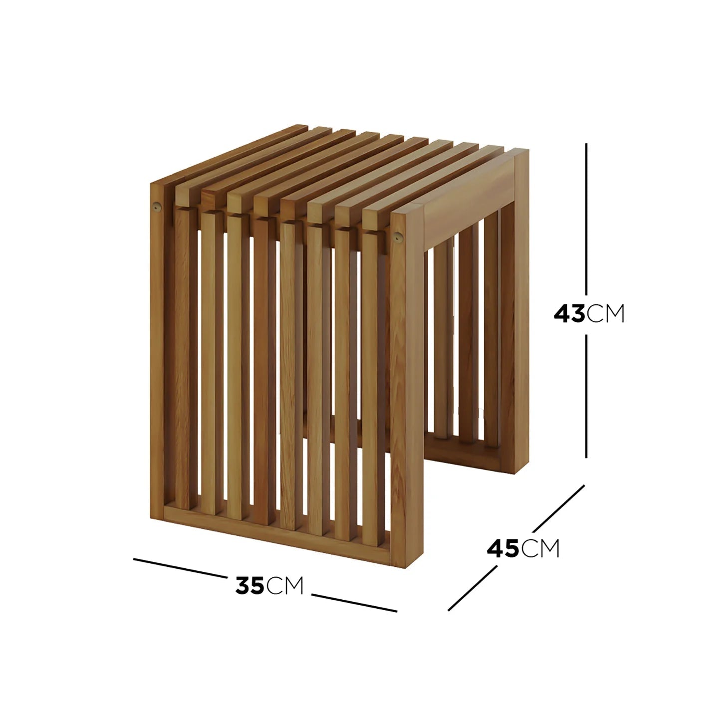6 Seater Acacia Outdoor Dining Bench Set – Natural Patio Table Beyond Living