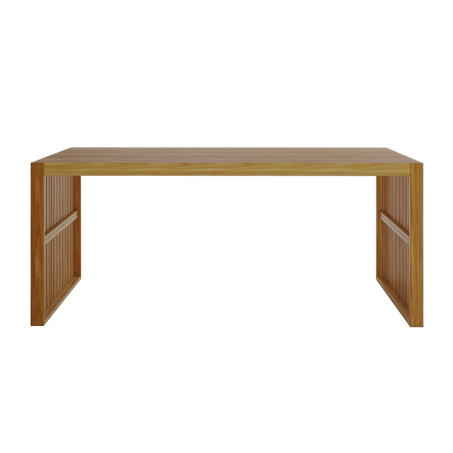 6 Seater Acacia Outdoor Dining Bench Set – Natural Patio Table Beyond Living