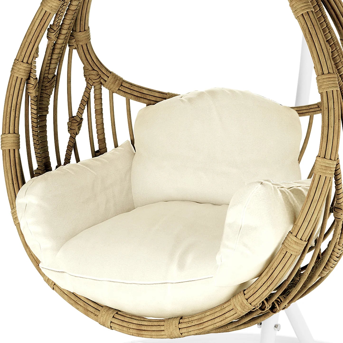Outdoor Rattan Egg Chair with Cushion – Sage Patio Pod Chair Beyond Living