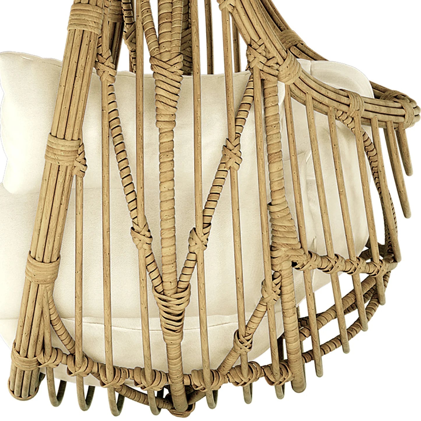 Outdoor Rattan Egg Chair with Cushion – Sage Patio Pod Chair Beyond Living