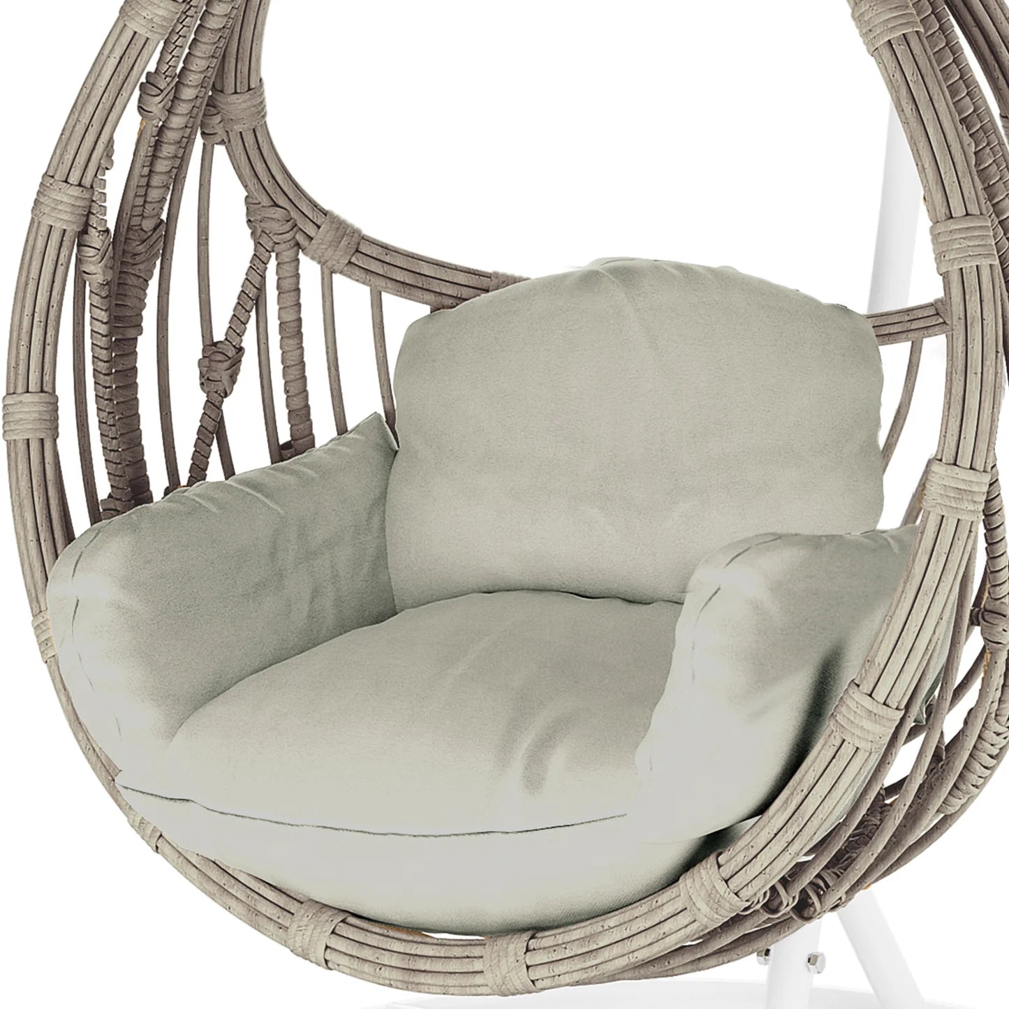 Outdoor Rattan Egg Chair with Cushion – Sage Patio Pod Chair Beyond Living