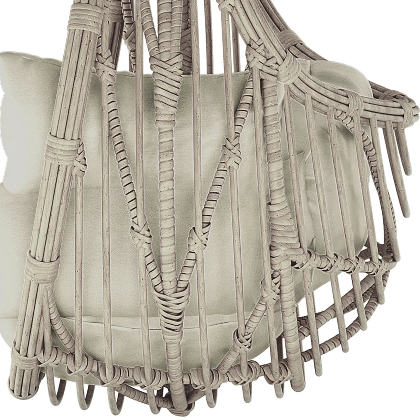 Outdoor Rattan Egg Chair with Cushion – Sage Patio Pod Chair Beyond Living