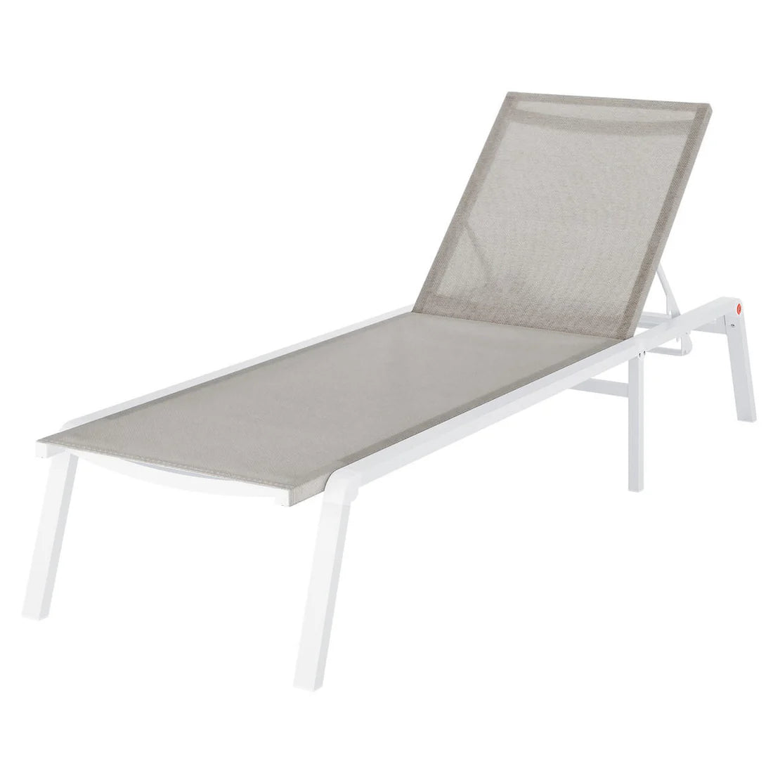 Outdoor Sunbed Set of 2 – Aluminium Textilene Pool Loungers Beyond Living