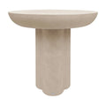 Jareth Round Concrete Outdoor Entry Table Australia Beyond Living