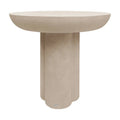 Jareth Round Concrete Outdoor Entry Table Australia Beyond Living