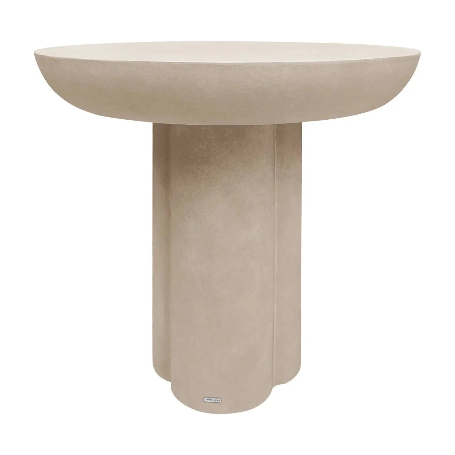 Jareth Round Concrete Outdoor Entry Table Australia Beyond Living