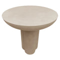 Jareth Round Concrete Outdoor Entry Table Australia Beyond Living