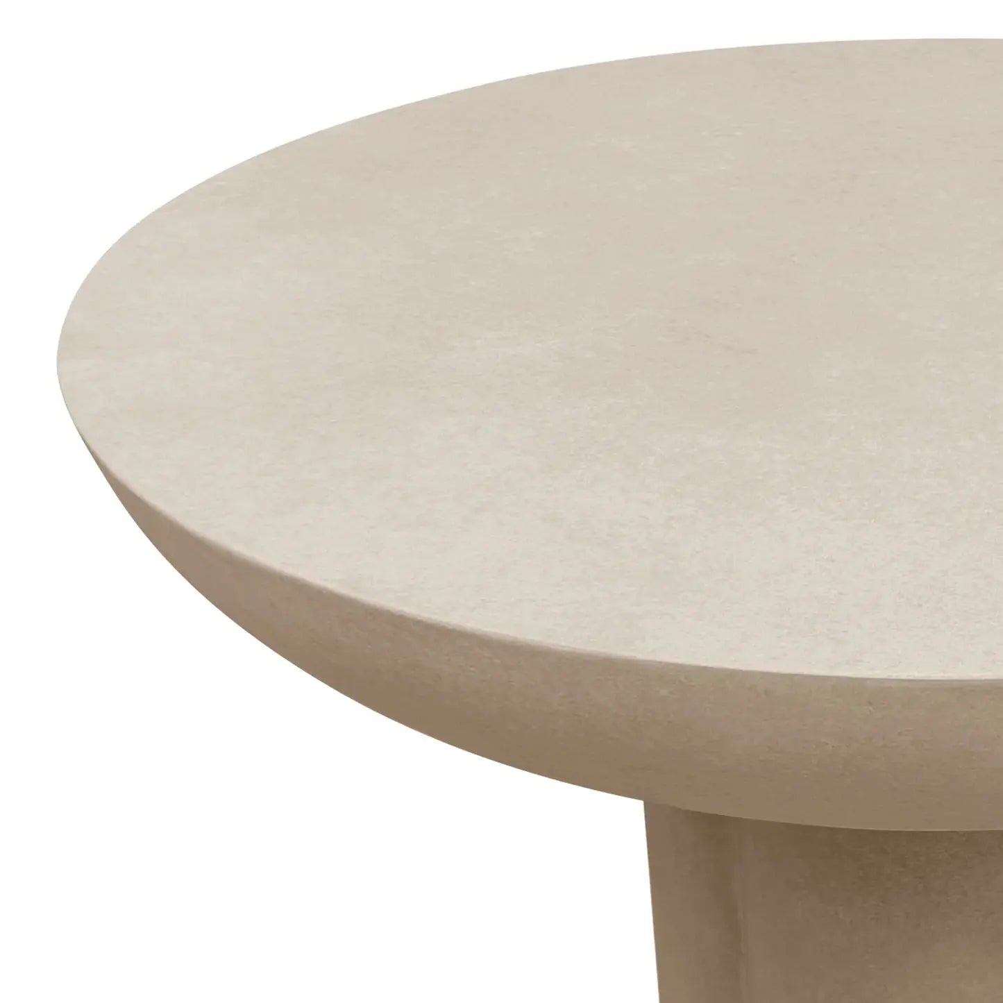 Jareth Round Concrete Outdoor Entry Table Australia Beyond Living
