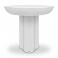 Jareth Round Concrete Outdoor Entry Table Australia Beyond Living