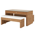 4 Seater Outdoor Dining Bench Set – Patio Table & Bench Set Beyond Living