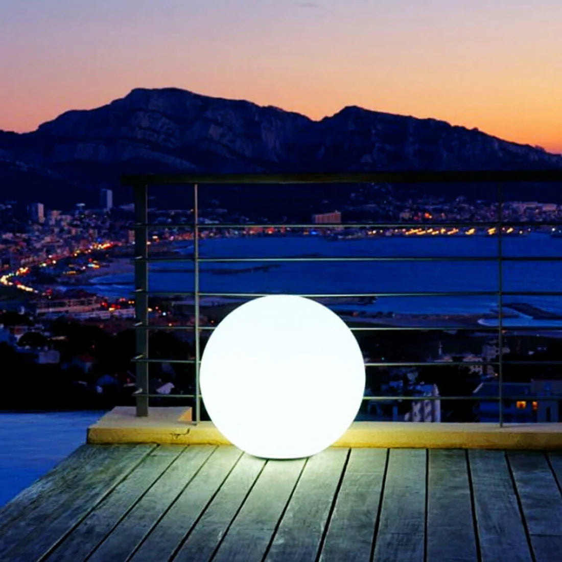 Floating LED Ball Light 20cm – Waterproof Outdoor RGB Light Beyond Living
