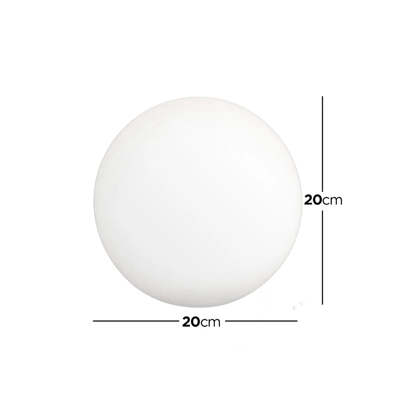 Floating LED Ball Light 20cm – Waterproof Outdoor RGB Light Beyond Living