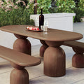 Lumen 220cm Oval Outdoor Concrete Dining Table Australia Beyond Living