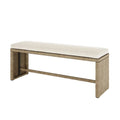 Mapa 7 Seater Wicker Outdoor Dining Sofa Set in Natural Beyond Living