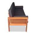 Luxo Meves Hardwood Outdoor Daybed Sofa & Cushion in Black Australia Beyond Living
