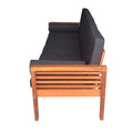 Luxo Meves Hardwood Outdoor Daybed Sofa & Cushion in Black Australia Beyond Living