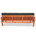 Luxo Meves Hardwood Outdoor Daybed Sofa & Cushion in Black Australia Beyond Living